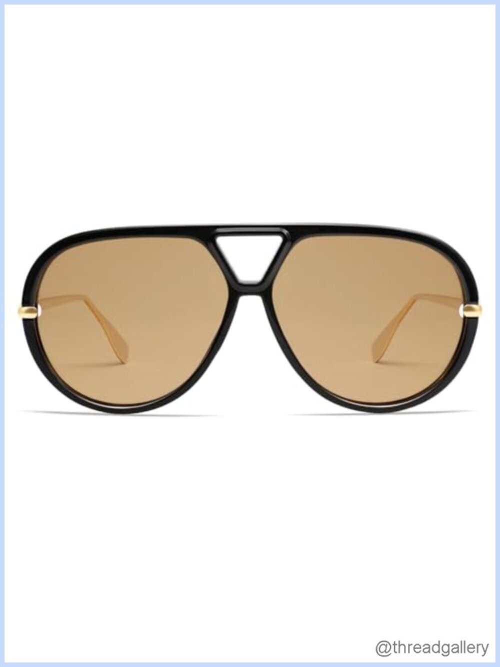 Oversized Polarized Round Aviator Sunglasses UV400 Shields Retro